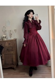 Forest Song Asterius Double Sided High Waist Long Skirt(Leftovers/Full Payment Without Shipping)